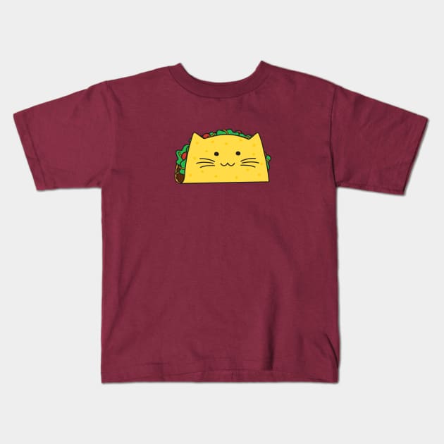 Tacocat Kids T-Shirt by LesliePress